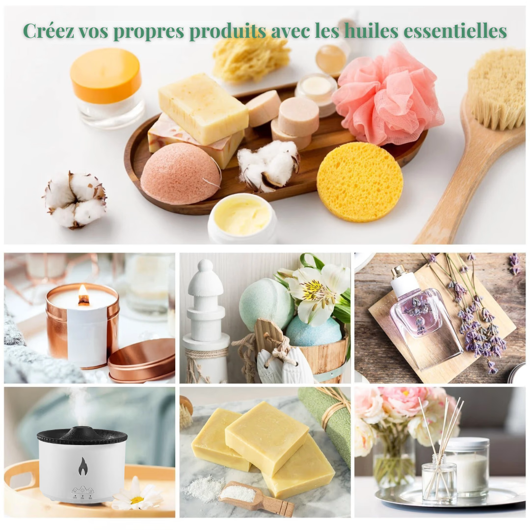 Coffret Huiles Essentielles – Luxe Sensoriel (20 x 5ml) | Aromathérapie & Bien-être