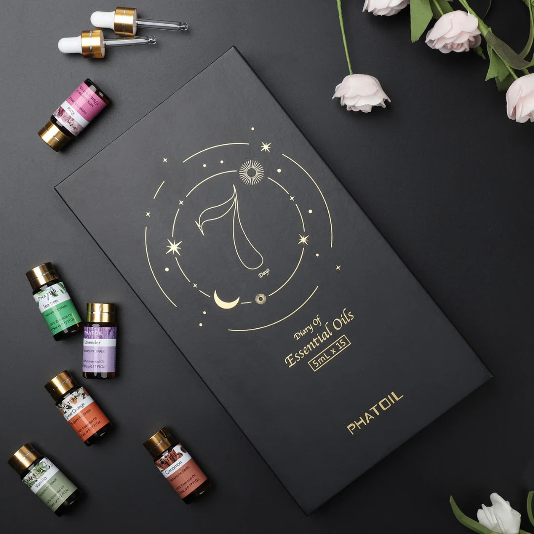Coffret Huiles Essentielles – Équilibre Parfait (15 x 5ml) | Aromathérapie & Bien-être