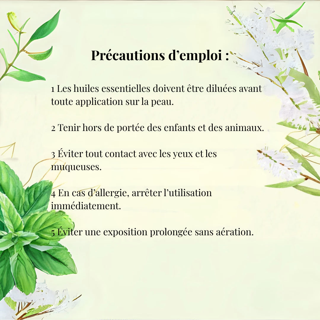 Coffret Huiles Essentielles – Bouquet Floral (6 x 10ml) | Aromathérapie & Bien-être