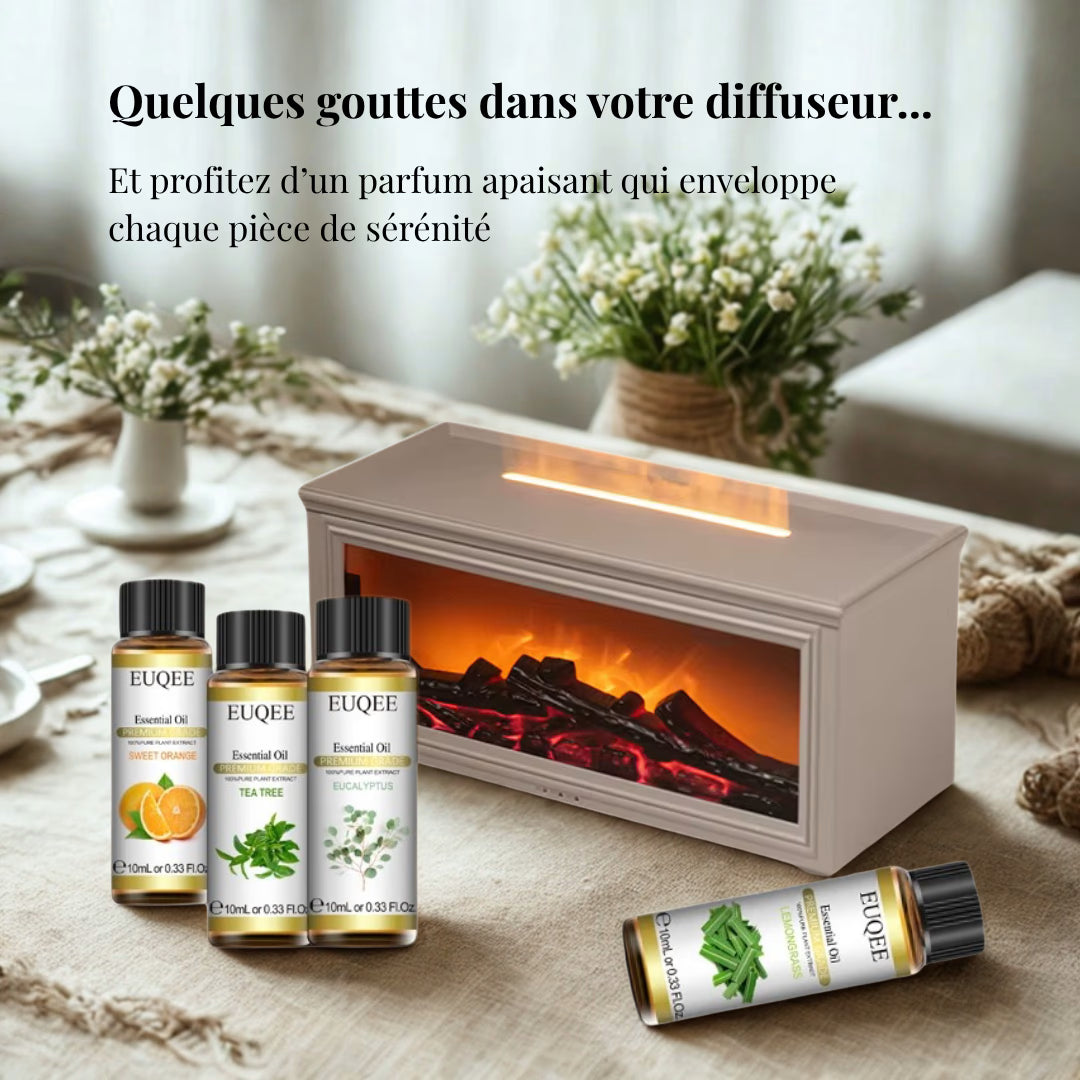 Coffret Huiles Essentielles – Bouquet Floral (6 x 10ml) | Aromathérapie & Bien-être
