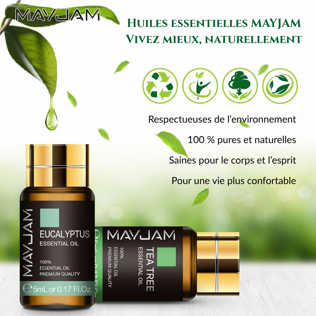 Coffret Huiles Essentielles – Luxe Sensoriel (20 x 5ml) | Aromathérapie & Bien-être