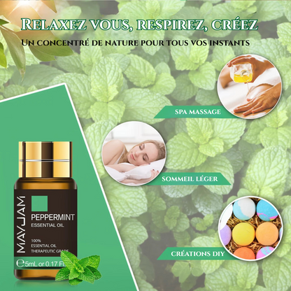 Coffret Huiles Essentielles – Luxe Sensoriel (20 x 5ml) | Aromathérapie & Bien-être