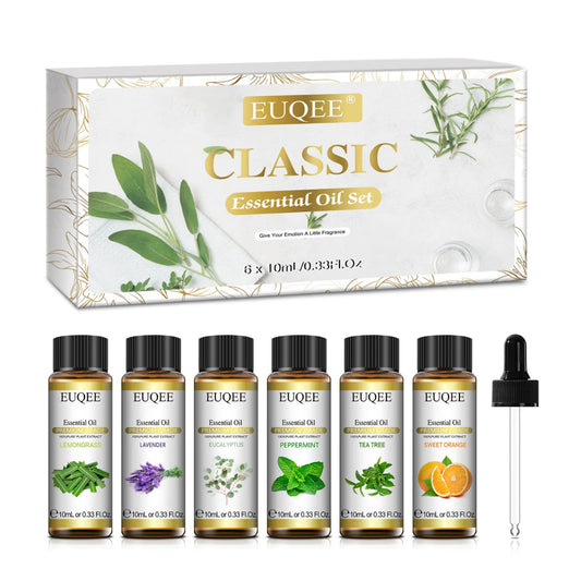 Coffret Huiles Essentielles – Évasion Classique (6 x 10ml) | Aromathérapie & Bien-être