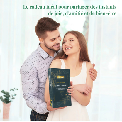 Coffret Huiles Essentielles – Sérénité Royale (35 x 5ml) | Aromathérapie & Bien-être