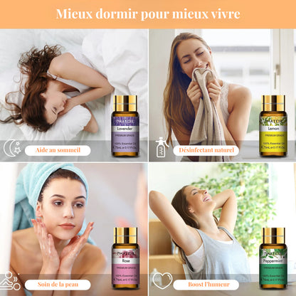 Coffret Huiles Essentielles – Équilibre Parfait (15 x 5ml) | Aromathérapie & Bien-être