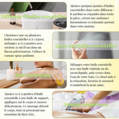 Coffret Huiles Essentielles – Essence Boisée (6 x 10ml) | Aromathérapie & Bien-être